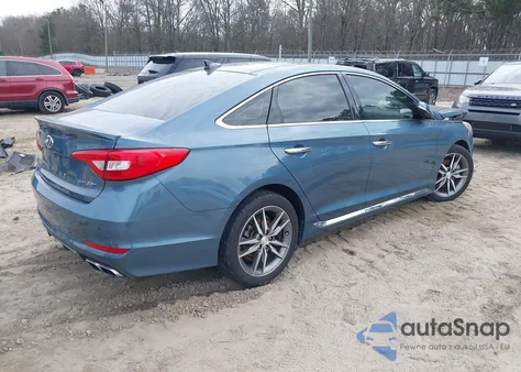 2015 Hyundai Sonata Sport 2.0T from USA, damaged, VIN 5NPE34AB9FH061265
